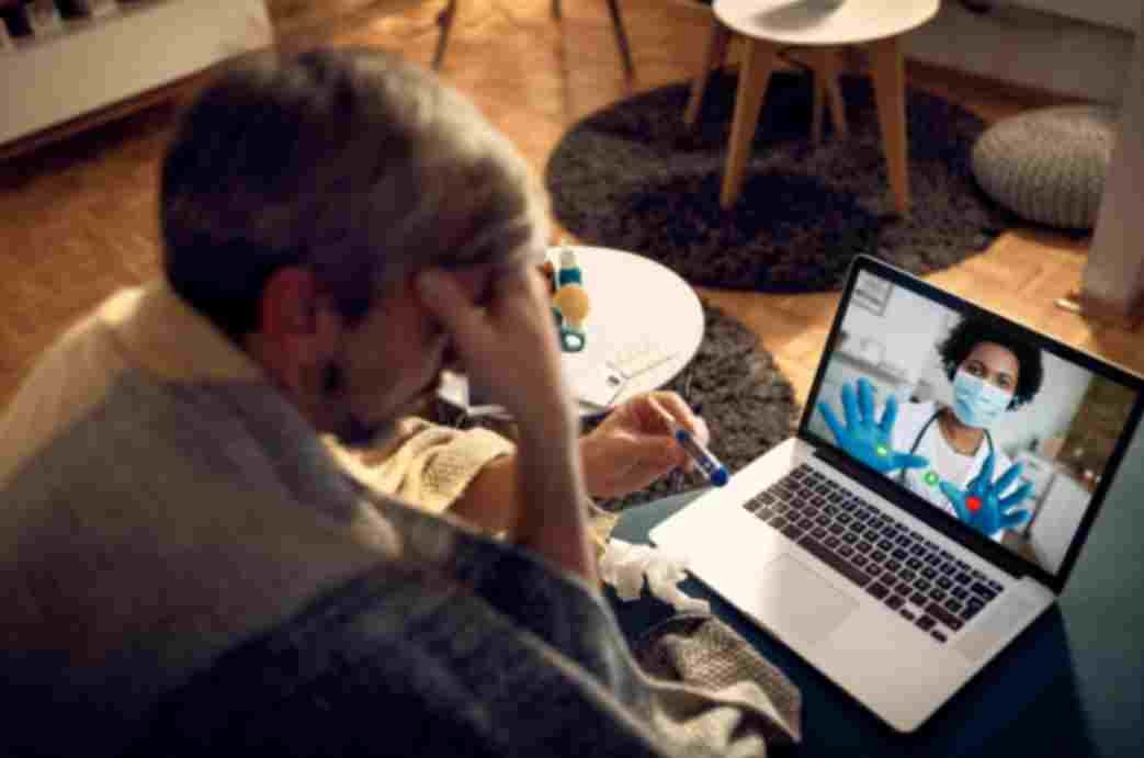 Person seeking help for fear stress and panic through online counseling Eastern Shore telehealth visit